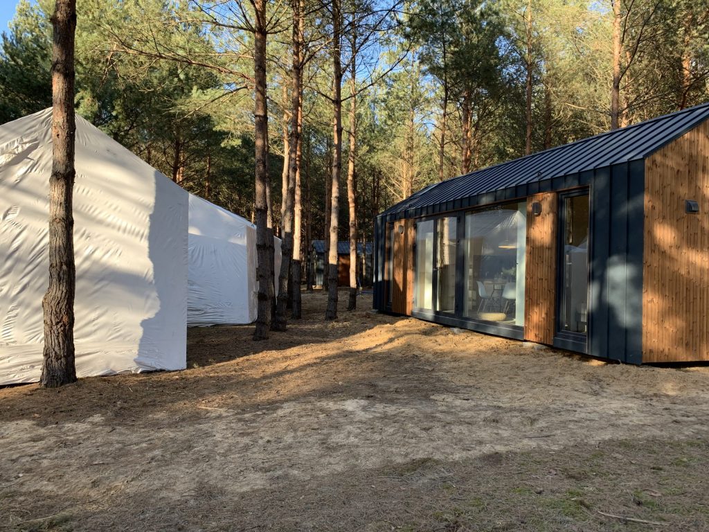 Модульный дом за городом